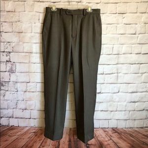 Caravelli Pants, Brown, Flat Front, 4 Pocket 32x30